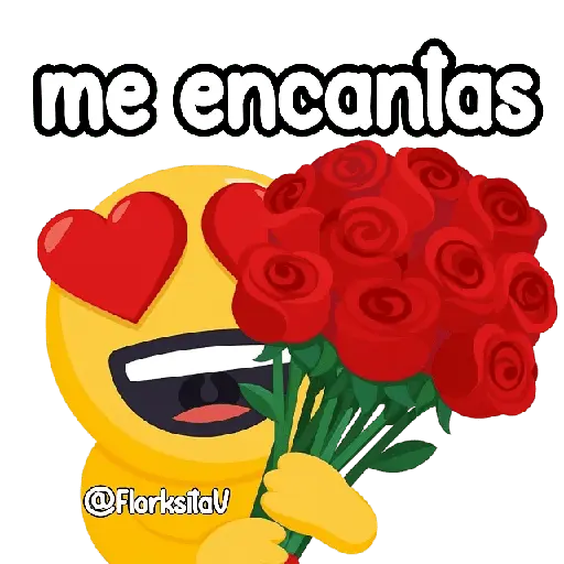 stickers_Emoji_FlorksitaV_😍🌹🌻👑