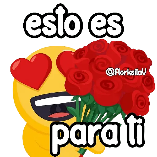 stickers_Emoji_FlorksitaV_😍🌹🌻👑
