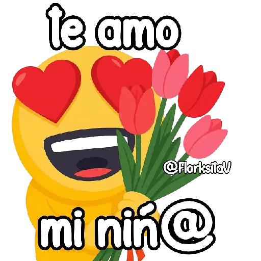 stickers_Emoji_FlorksitaV_😍🌹🌻👑