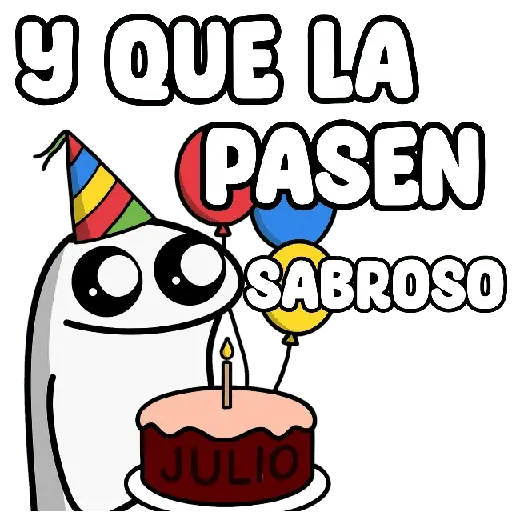 stickers_Feliz_cumpleaños_Julio_🎉🎂🌹🖤