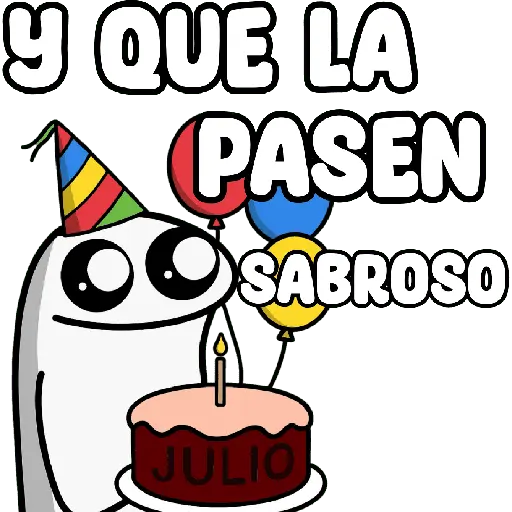 stickers_Feliz_cumpleaños_Julio_🎉🎂🌹🖤