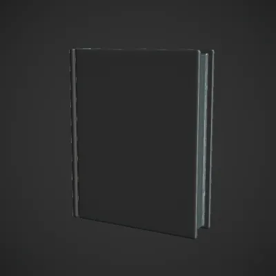 A closed hardcover book with geometric cover art. sharp edges, simple geometry, symmetric geometry.