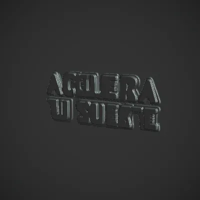 Red Spanish text 'Acelera Tu Suerte'. sharp edges, simple geometry.