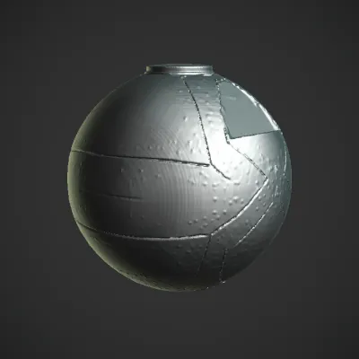 FIFA Club World Cup soccer ball. smooth edges, complex geometry, game-ready, symmetric geometry.