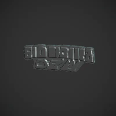 SOS Basura Roleplay logo text. sharp edges, simple geometry.