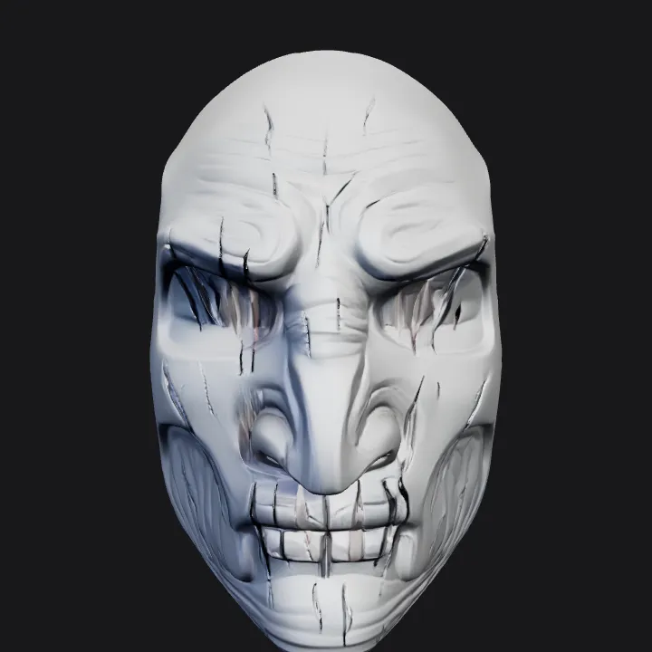 person wearing black shirt. smooth edges, complex geometry, character.