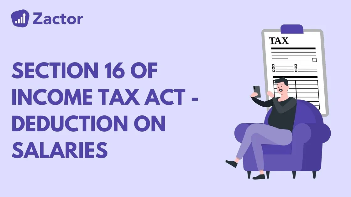 Section 16 of Income Tax Act: Deduction on Salaries