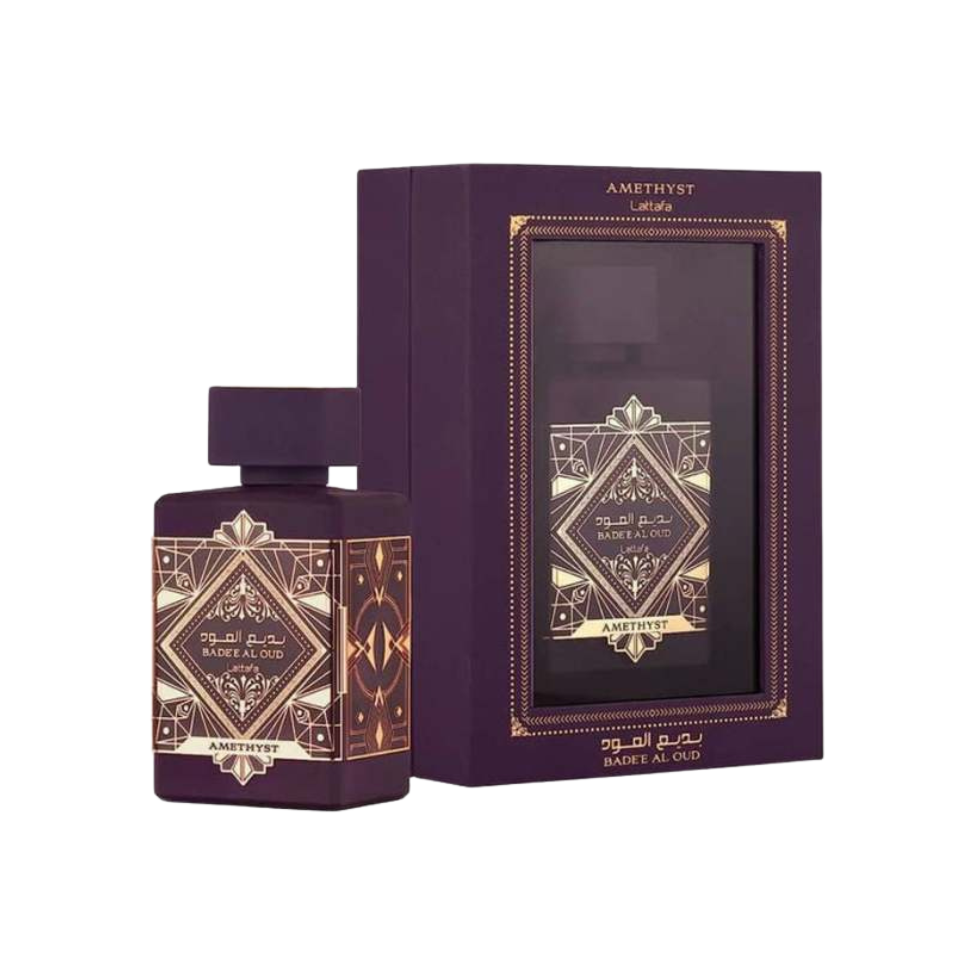 Lattafa Bade'e Al Oud Amethyst - lattafa Arabian Perfume Bottle | Premium Luxury Fragrance - Alternative View