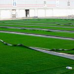 بدء تركيب النجيلة الخاصة في ملاعب الناشئين