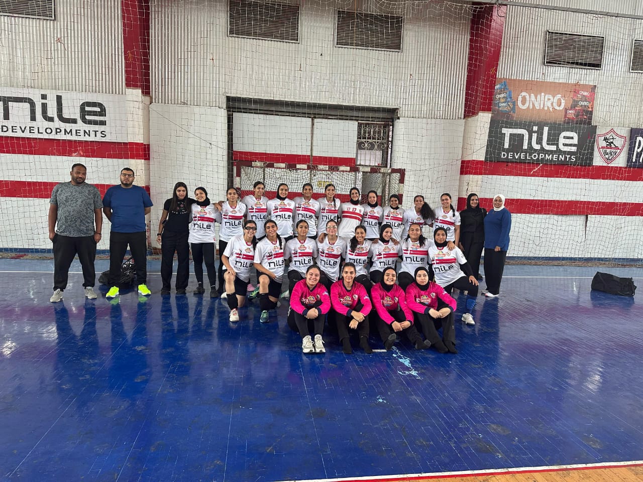 ناشئات اليد مواليد 2008 يتعادلن مع الأهلي في دوري المرتبط