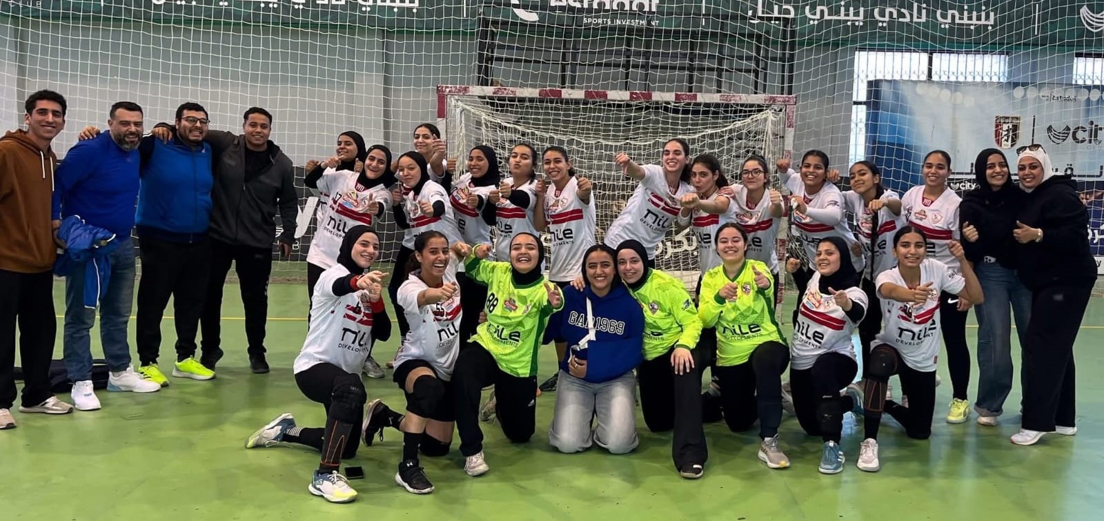 ناشئات يد 2008 يواجهن النصر في بطولة الجمهورية غدًا