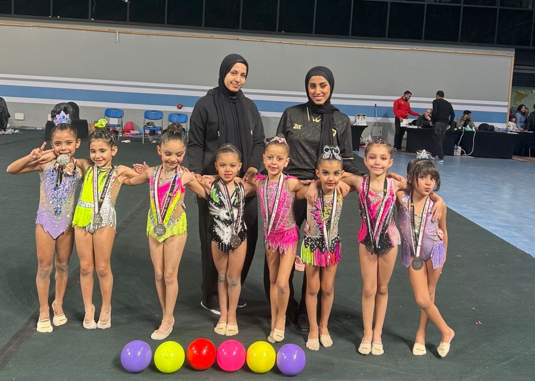 تألّق لاعبات نادي الزمالك في بطولة الجمهورية للجمباز الإيقاعي