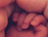 Casey Batchelor welcomes first child