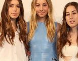 Haim, Nelly and Taylor Swift on stage