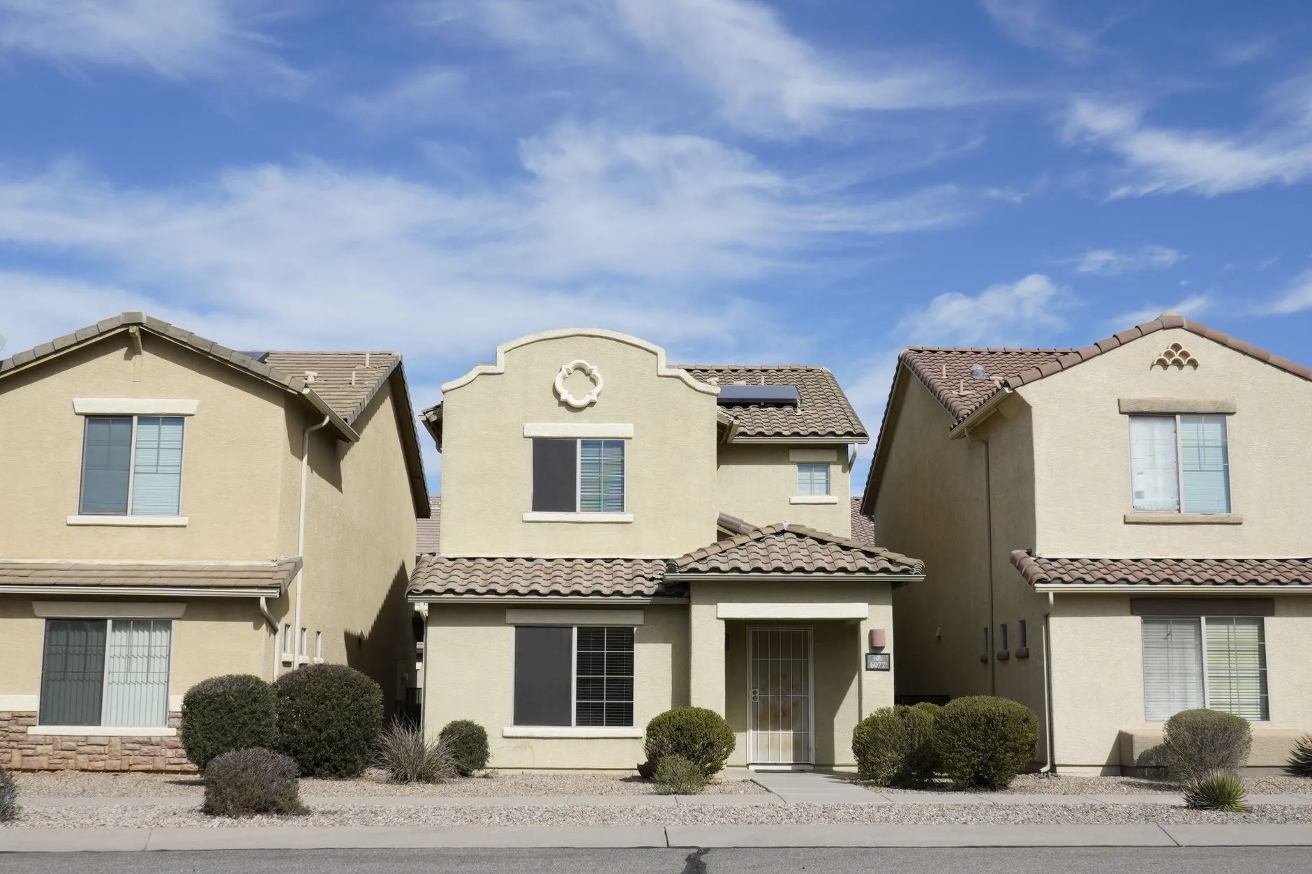 AC condenser units at a Tucson desert home