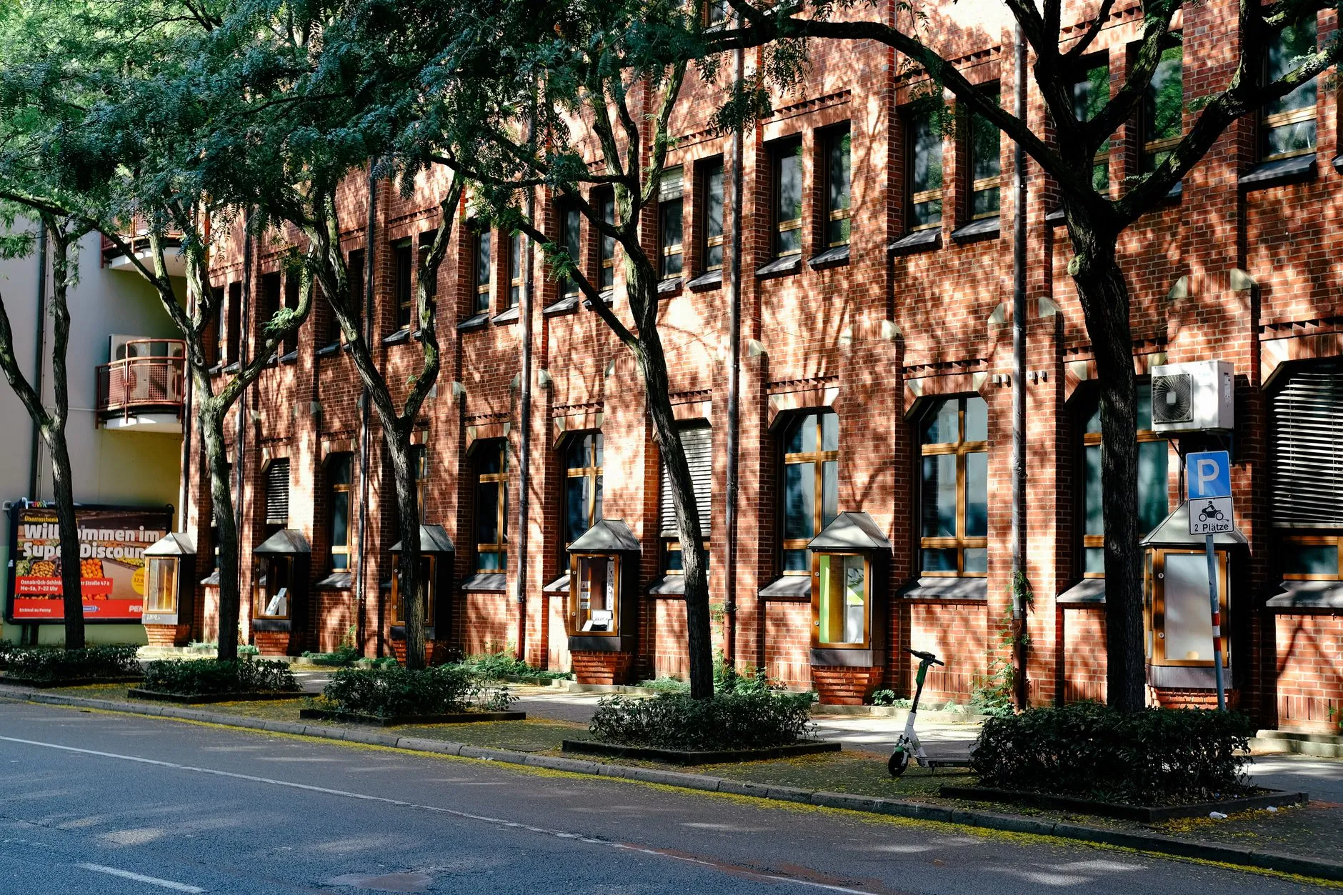 a Providence street of brick buildings in afternoon light