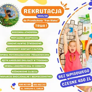 RODZINNE PRZEDSZKOLE "PAN KLEKS" W LUBLINIE image 1