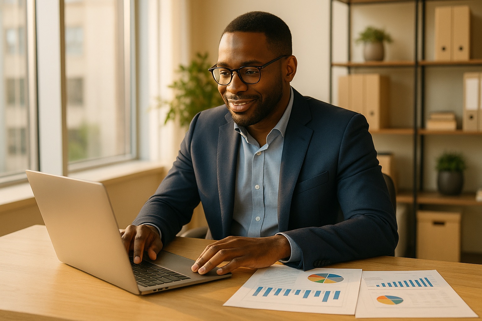 A person managing money with ZB banking