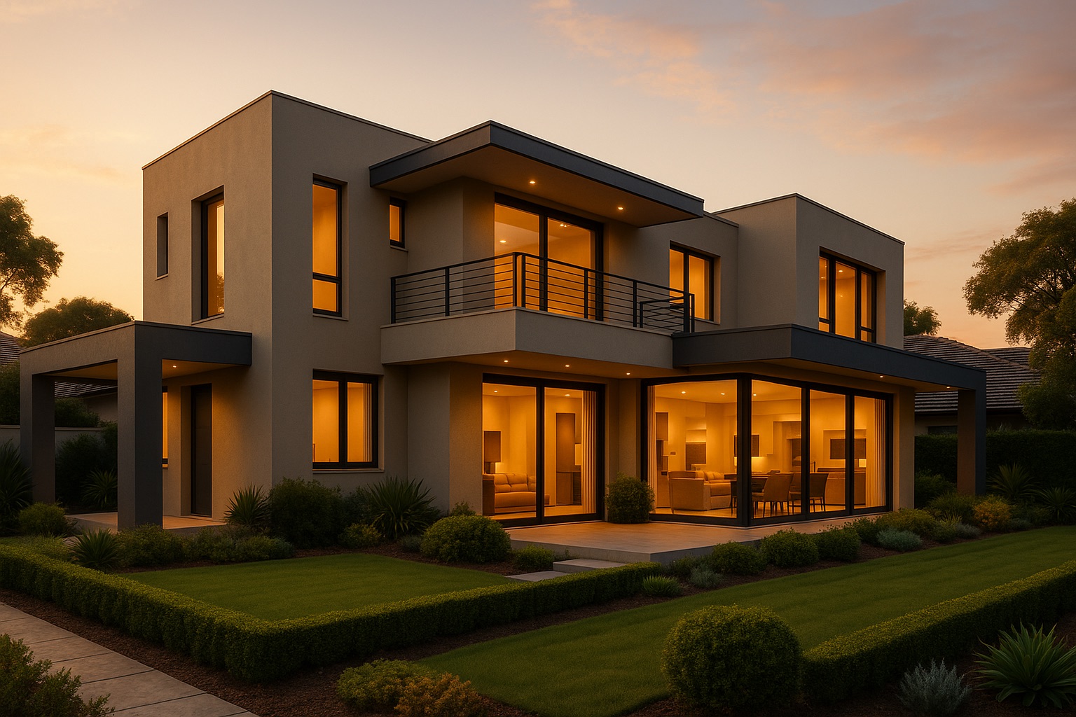 A modern residential property