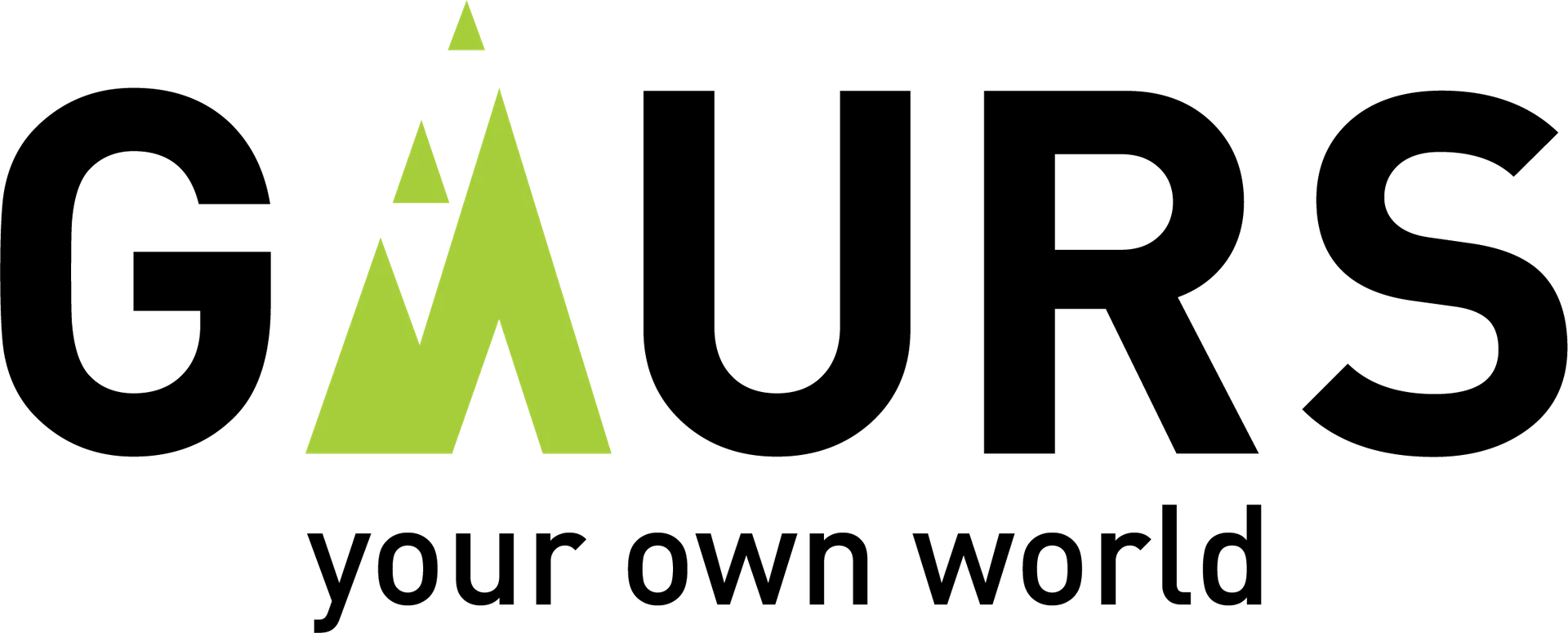 a close up of a logo with a green tree on it