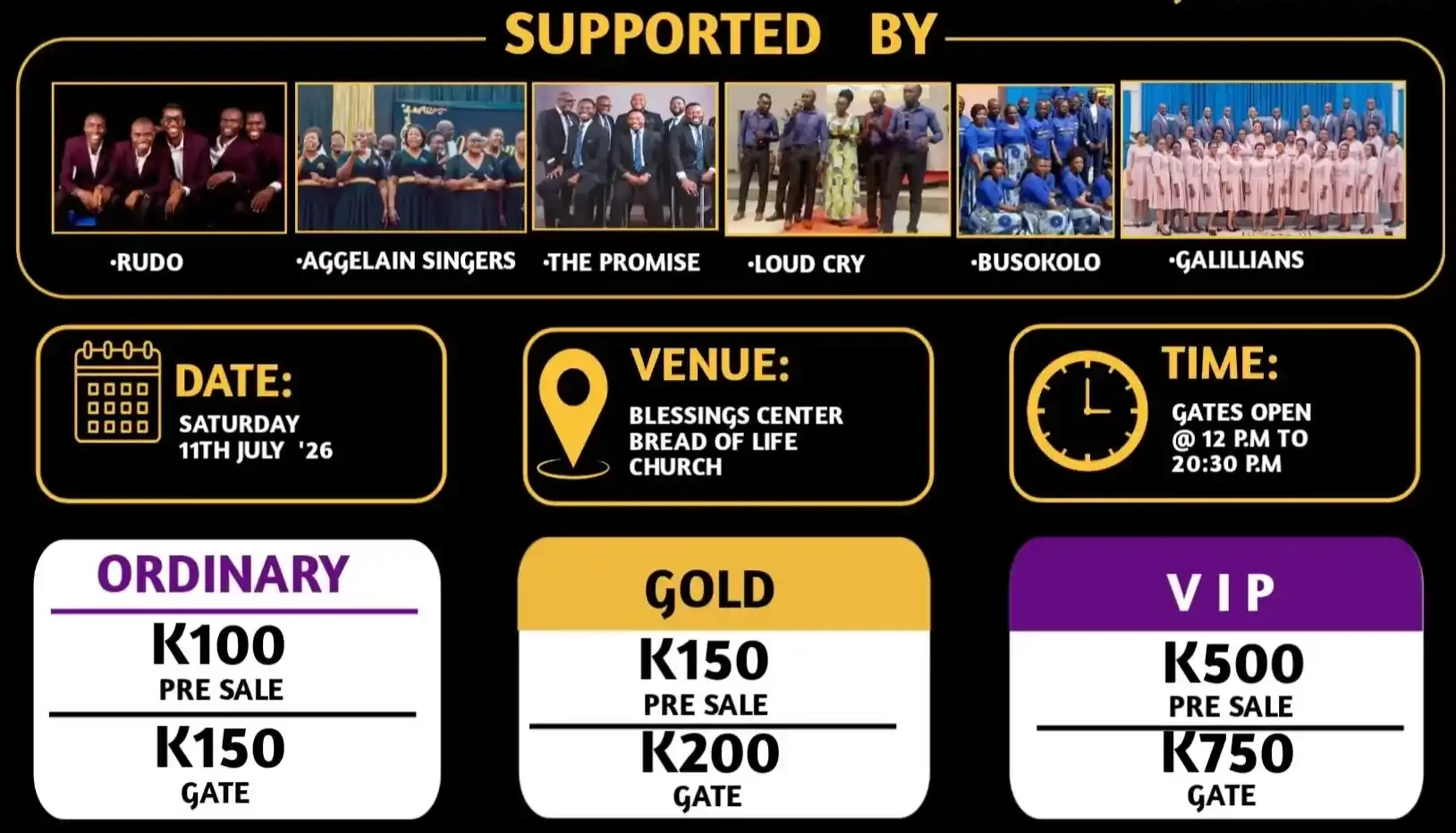 Hallelujah Zambia Concert feature image