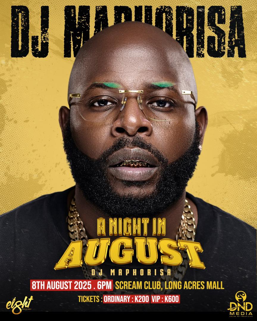 A NIGHT IN AUGUST WITH DJ MAPHORISA