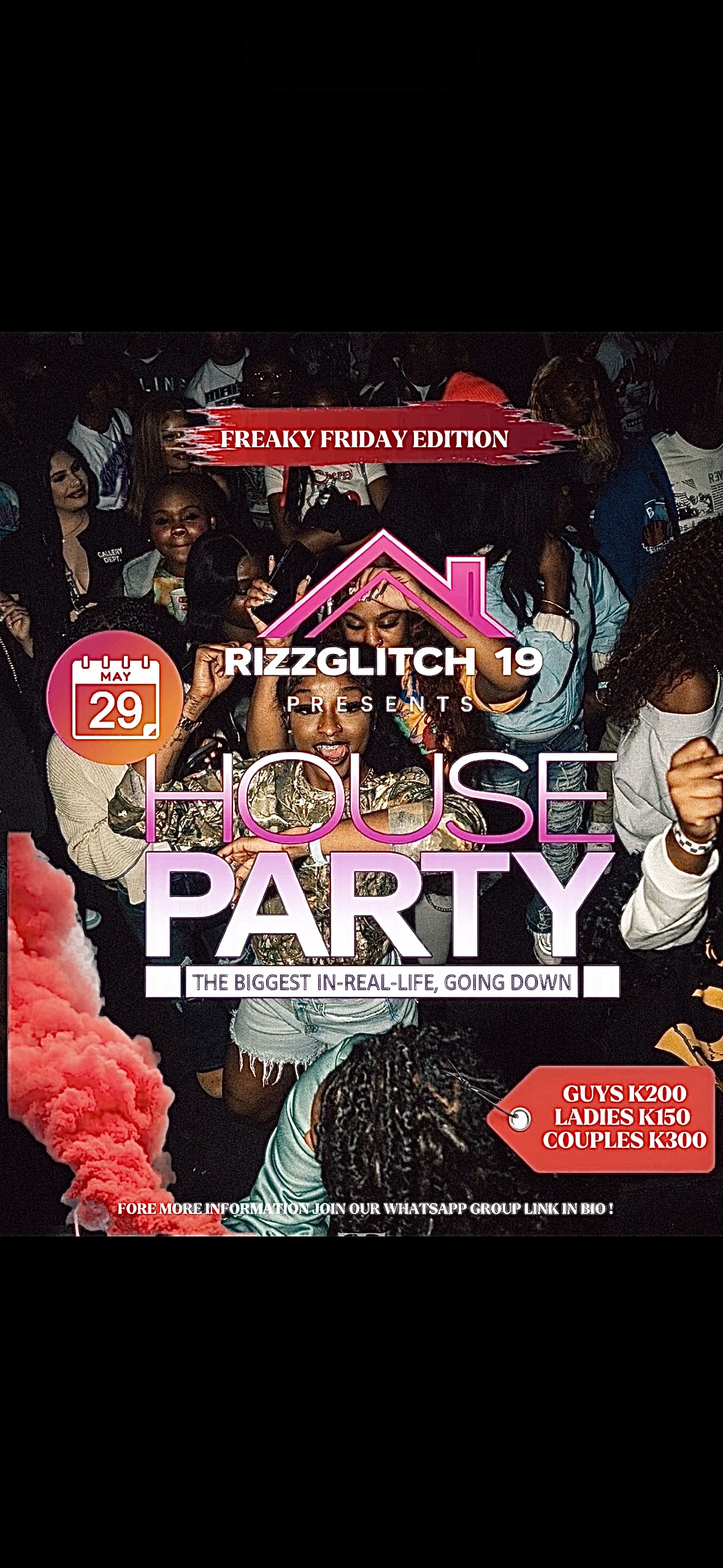 FREAKY THURSDAY INDOOR PARTY