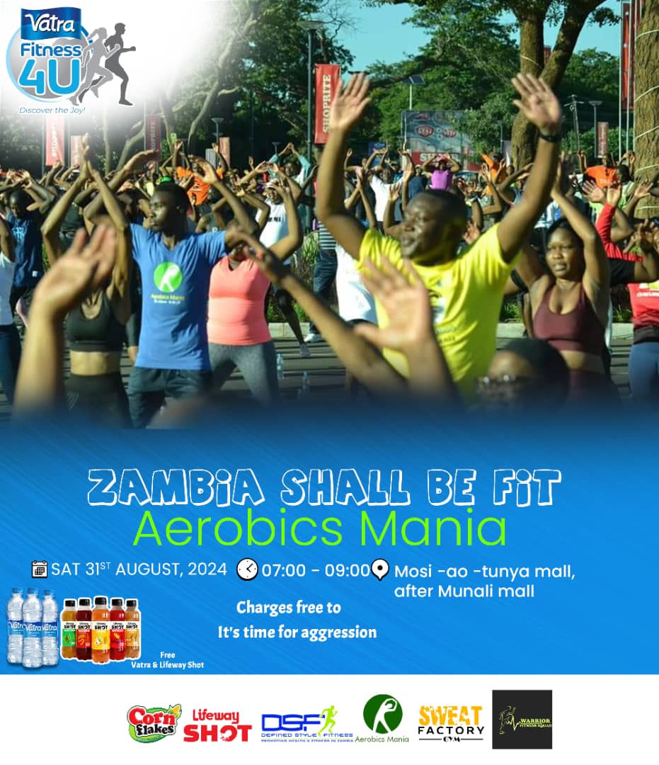 Zambia Shall BE Fit Aerobics Mania