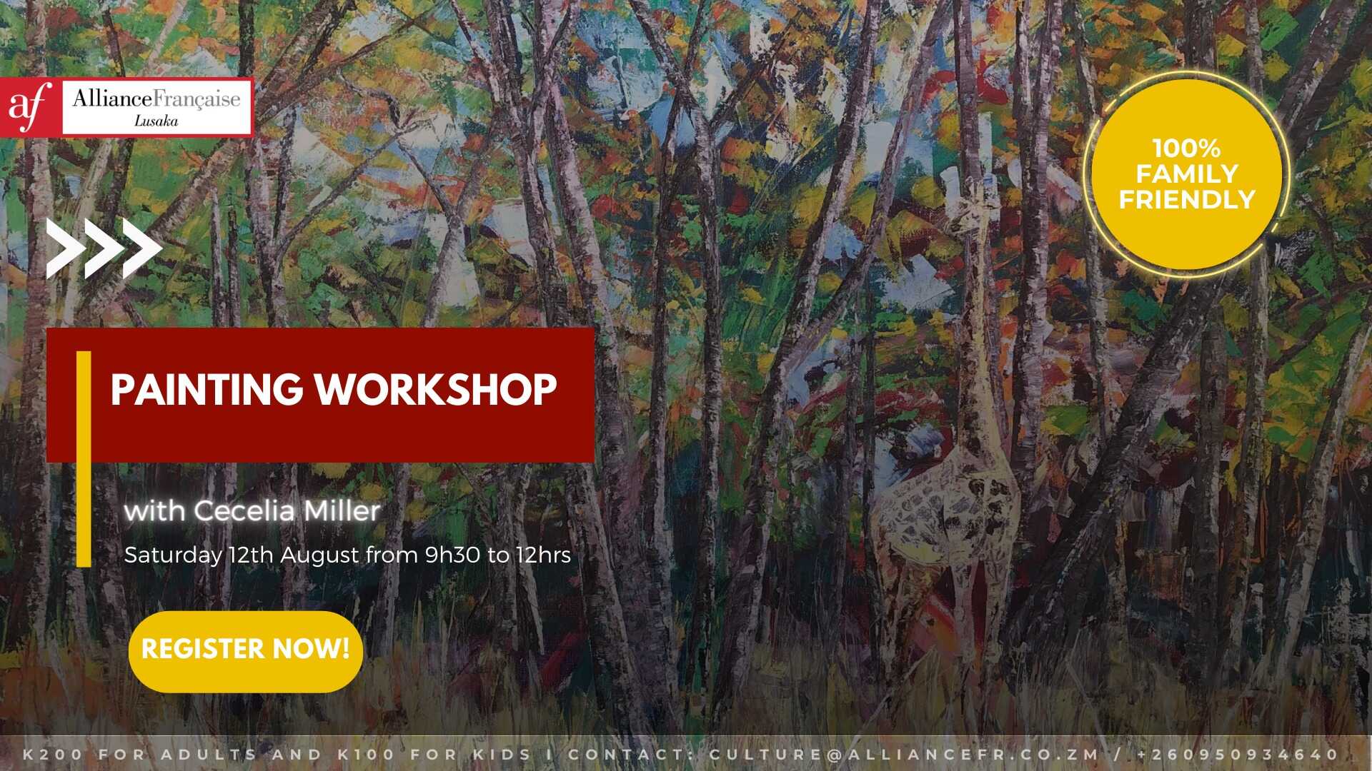 Painting workshop with Cecelia Miller