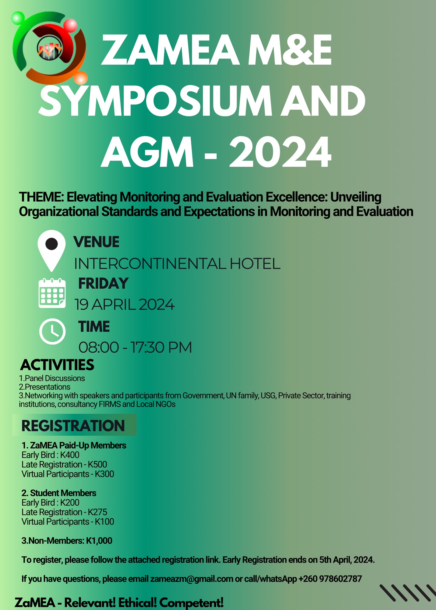 ZAMBIA M&E SYMPOSIUM AND AGM - 2024