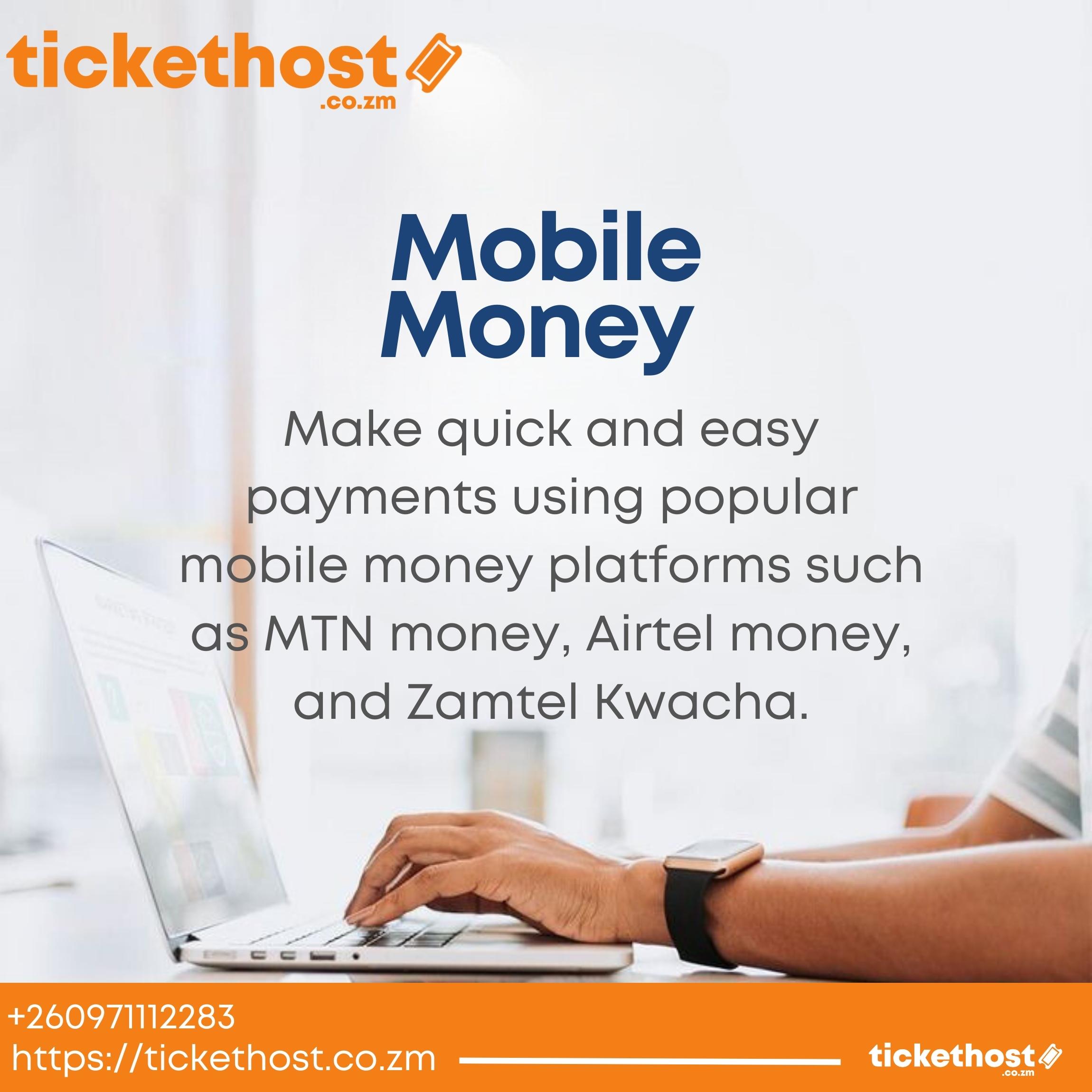 Tickethost Zambia Payment Methods