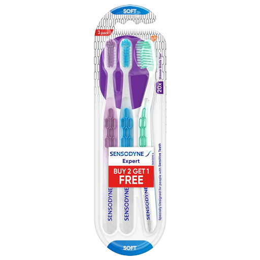 Sensodyne Expert Brush Soft (Buy 2 Get 1 Free) 3 nos Sensodyne Expert Brush Soft (Buy 2 Get 1 Free) 3 nos