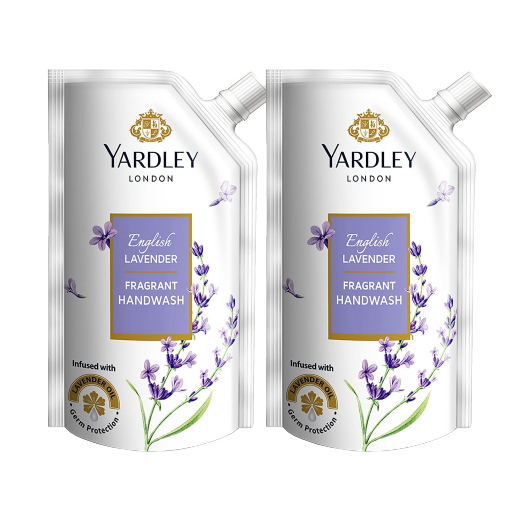 Yardley London English Lavender Handwash (750 Ml+750Ml Pouch) 1 pack Yardley London English Lavender Handwash (750 Ml+750Ml Pouch) 1 pack