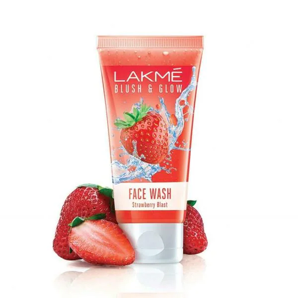Lakme Blush & Glow Face Wash - Strawberry Creme 150 g Lakme Blush & Glow Face Wash - Strawberry Creme 150 g