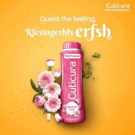 Cuticura Pink Passion Talc 400 g Cuticura Pink Passion Talc 400 g