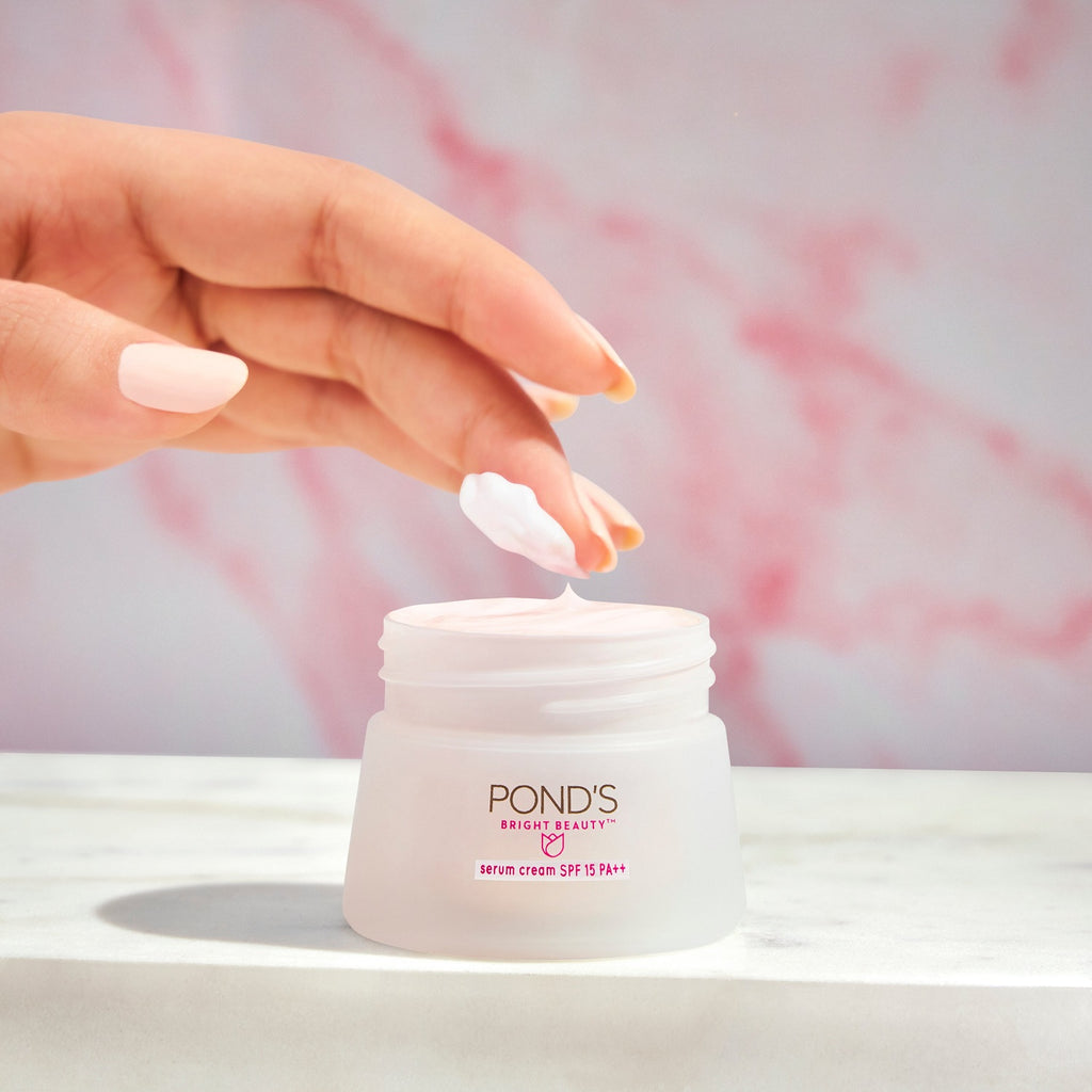 Ponds Bright Beauty Serum Cream SPF 15 PA++ 35 g Ponds Bright Beauty Serum Cream SPF 15 PA++ 35 g