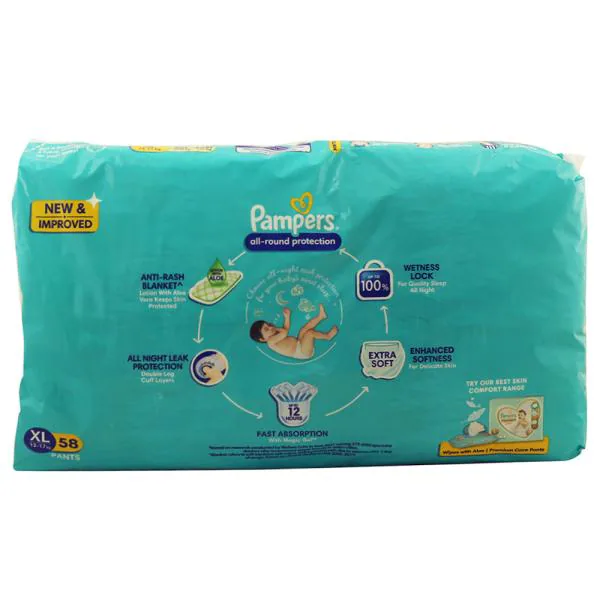 Pampers All Round Protection Pants 58 nos