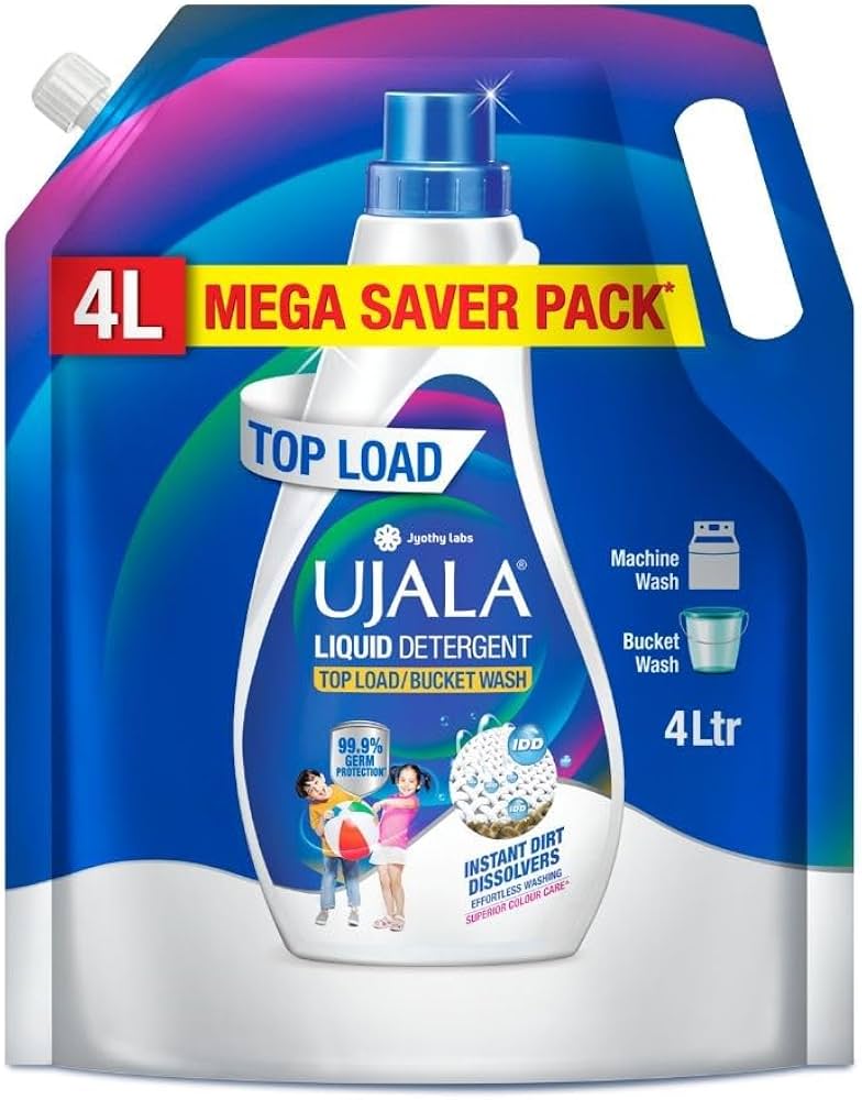 Ujala Liquid Detergent Top Load - Bucket Wash 4 l (Liquid Detergent ) Ujala Liquid Detergent Top Load - Bucket Wash 4 l (Liquid Detergent )