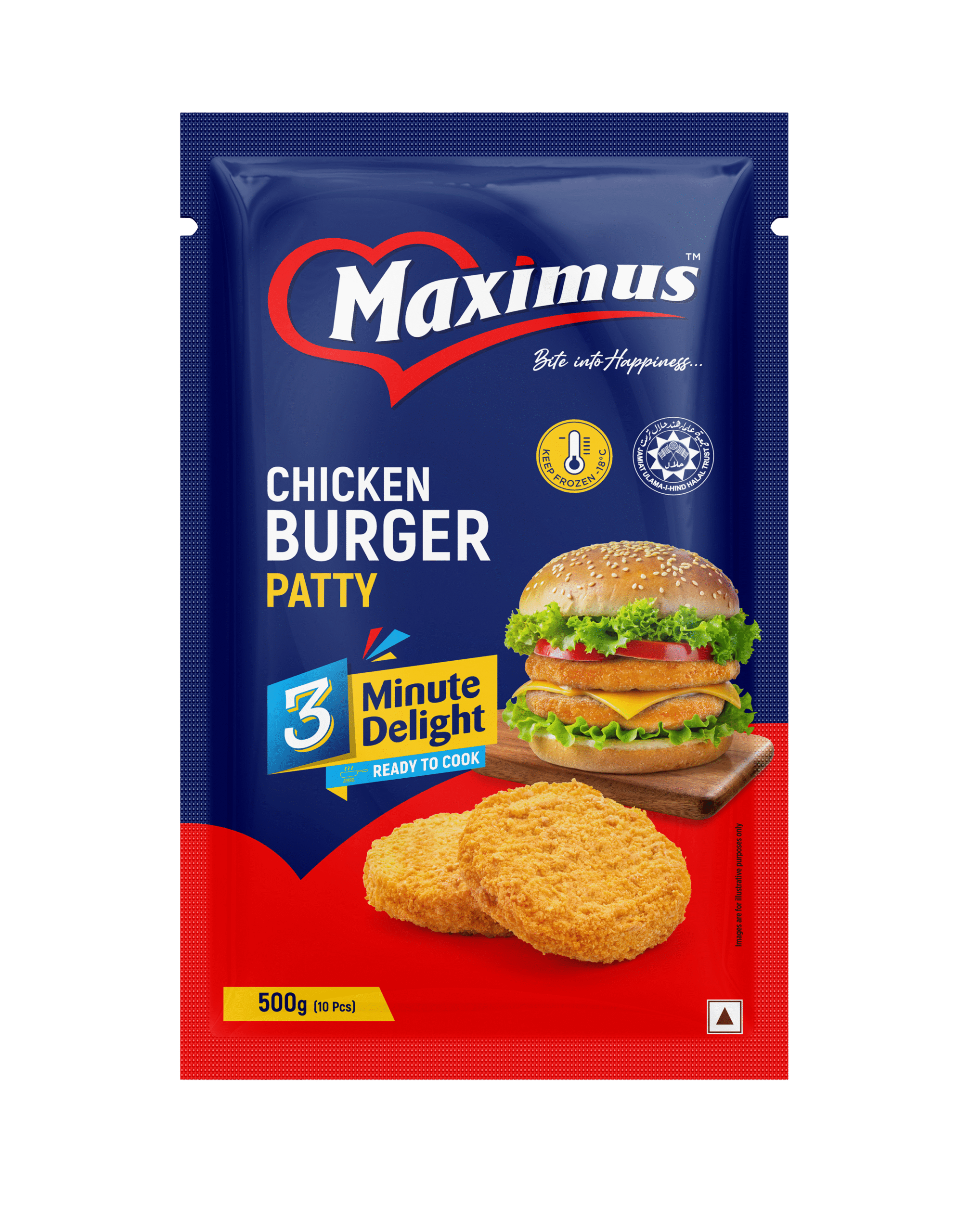 Maximus Chicken Burger Patty 500 g Maximus Chicken Burger Patty 500 g