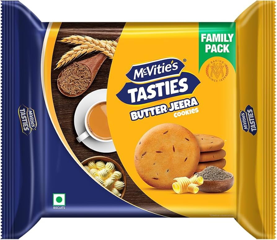 Mc Vities Tasties Butter Jeera Cookies Packs 464 g (Biscuts)