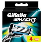 Gillette Mach3 - Manual Shaving Razor Blades Cartridge 2 pcs Gillette Mach3 - Manual Shaving Razor Blades Cartridge 2 pcs
