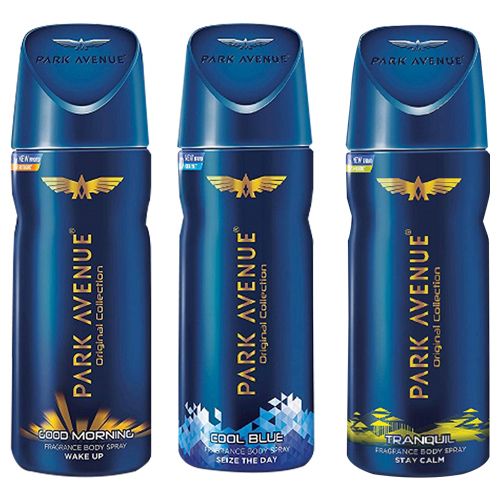 Park avenue Classic Deo - Good Morning, Cool Blue & Tranquil Free 300GM Park avenue Classic Deo - Good Morning, Cool Blue & Tranquil Free 300GM
