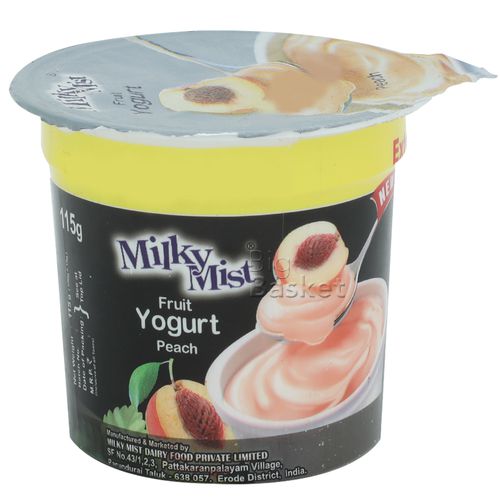 Milky Mist Fruit Yoghurt - Peach 100 g Milky Mist Fruit Yoghurt - Peach 100 g
