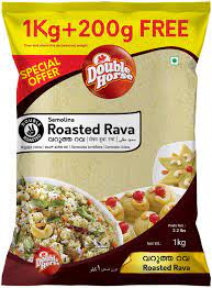 Double Horse Roasted Rava 1 kg