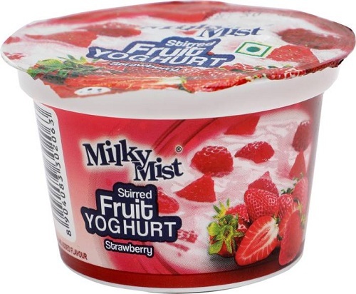Milky Mist Stirred Fruit Yogurt - Strawberry 100 g Milky Mist Stirred Fruit Yogurt - Strawberry 100 g