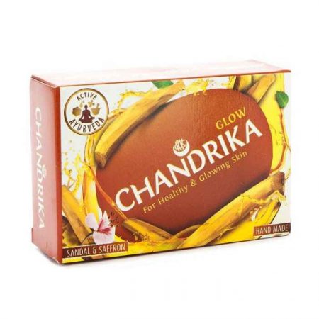 Chandrika Glow Sandal & Saffron Soap - Combo Pack 75 g Chandrika Glow Sandal & Saffron Soap - Combo Pack 75 g
