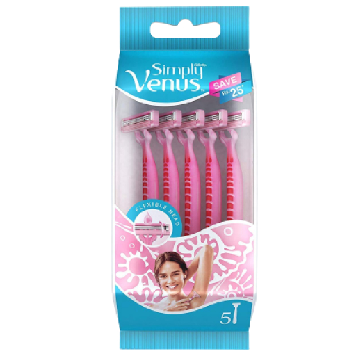 Gillette Venus Venus Hair Removal Razor 5 pcs Gillette Venus Venus Hair Removal Razor 5 pcs