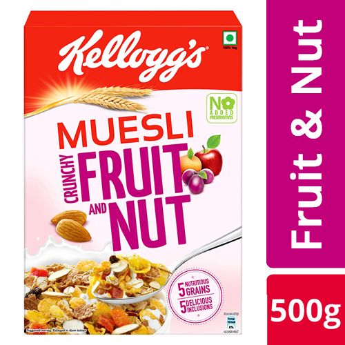 Kelloggs Muesli Fruit & Nut 500 g Kelloggs Muesli Fruit & Nut 500 g