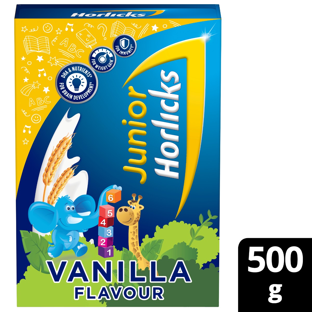Horlicks Junior Health Drink - Vanilla 500 g Horlicks Junior Health Drink - Vanilla 500 g