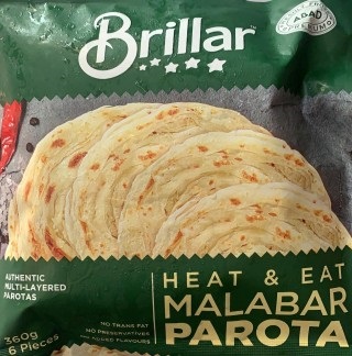 Brillar Malabar Parota 360 g Brillar Malabar Parota 360 g